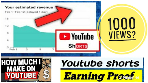 How many views on youtube shorts to get paid?
